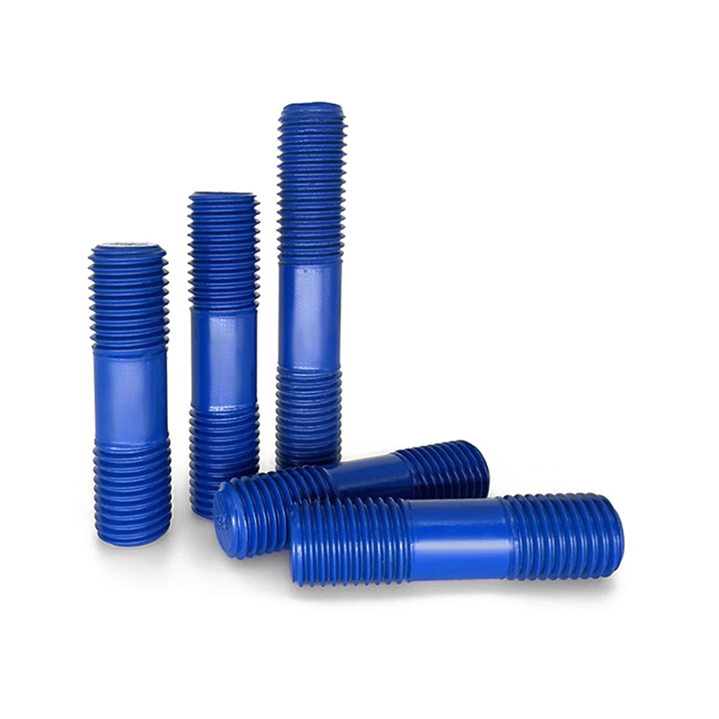 Téflon Blue Stud Bolts Marine Anti-Corrosion Utilisation spéciale