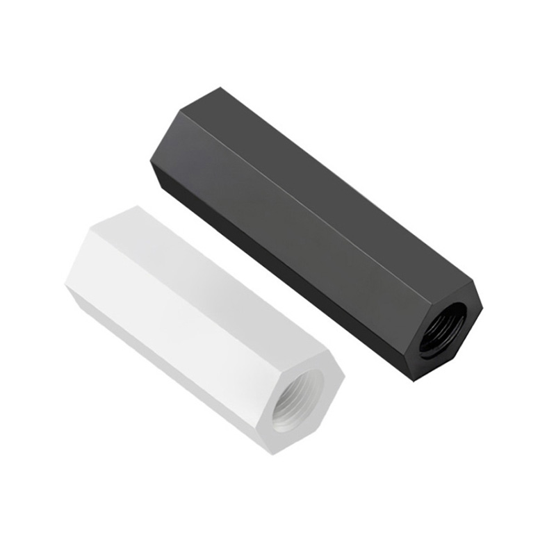 Colonne en nylon Isolement colonne accessoires électriques de noix de nylon hexagonale