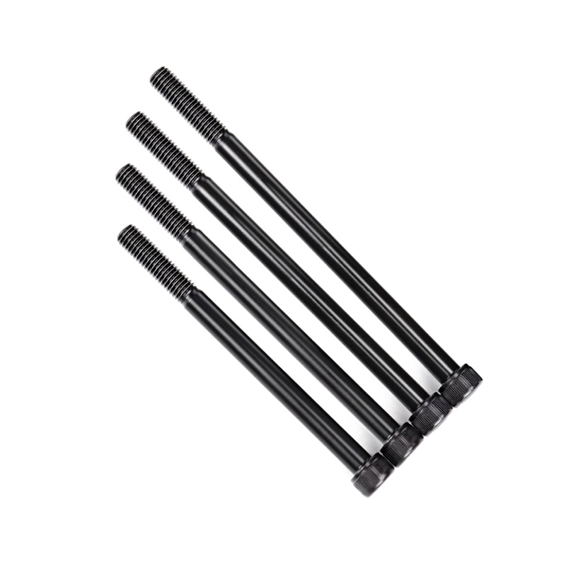 Vis de douille hexagone à demi-thread noire