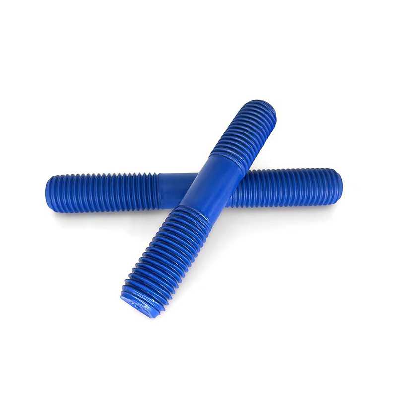 Téflon Blue Stud Bolts Marine Anti-Corrosion Utilisation spéciale