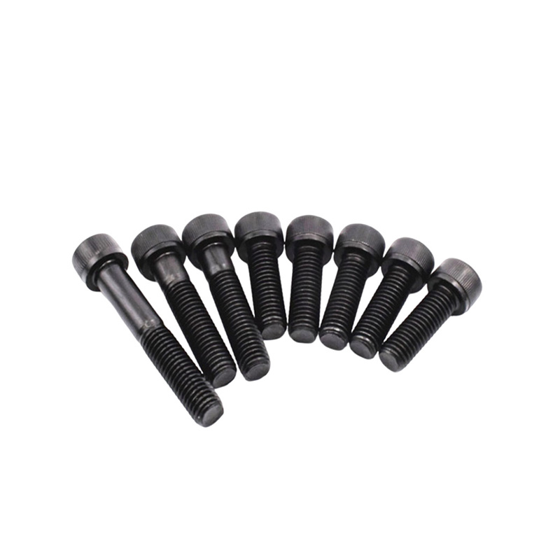 A2 70 Vis de douille hexagonale en acier inoxydable noir