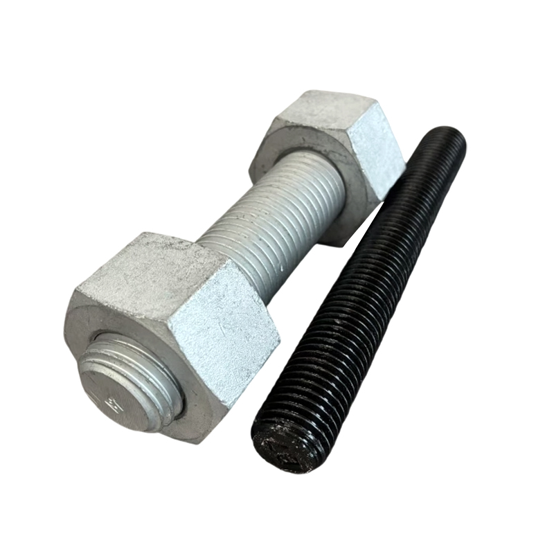 Acier au carbone M16 × 300 catégorie 8,8 galvanisé/barre filetée complète noire Acier au carbone M16 × 300 catégorie 8,8 galvanisé/barre filetée complète noire