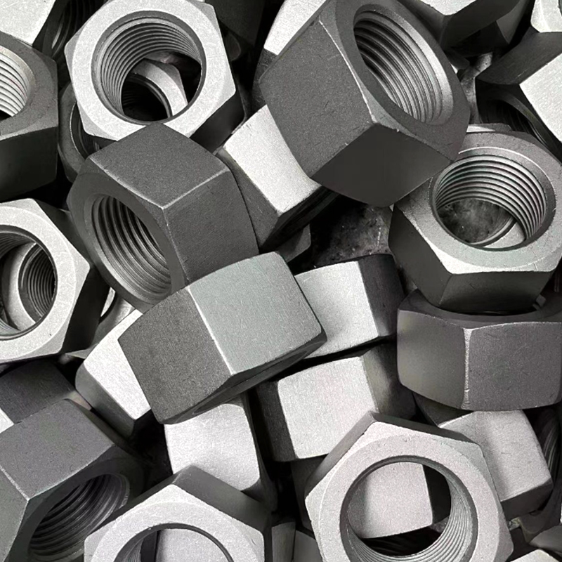 Écrous hexagonaux lourds noirs ASTM A194 B7