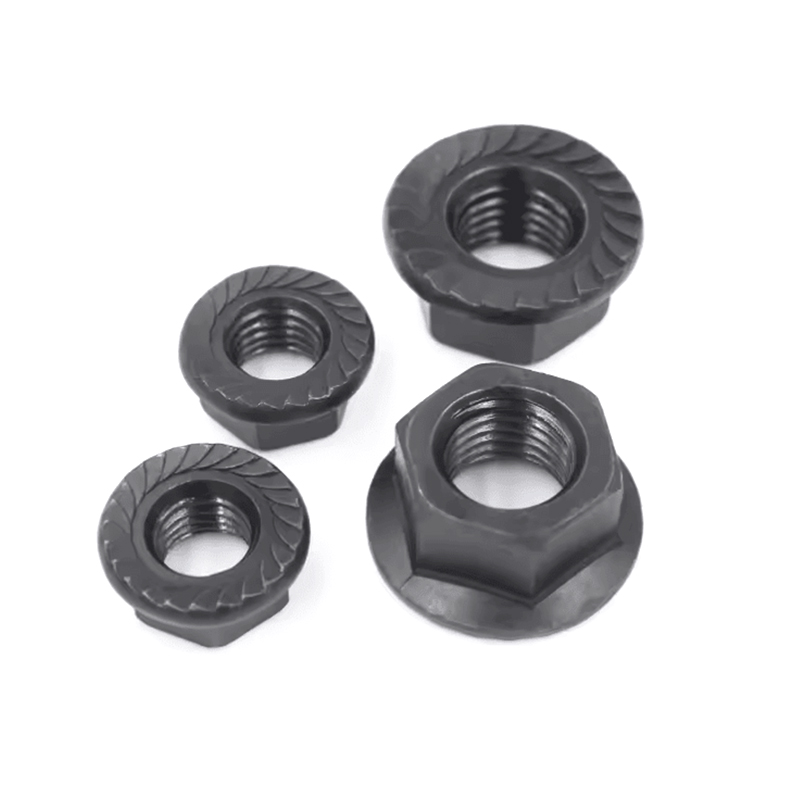Écrou à bride hexagonale plaqué zinc M16-1.5 Écrous antidérapants Écrou à bride hexagonale plaqué zinc M16-1.5 Écrous antidérapants