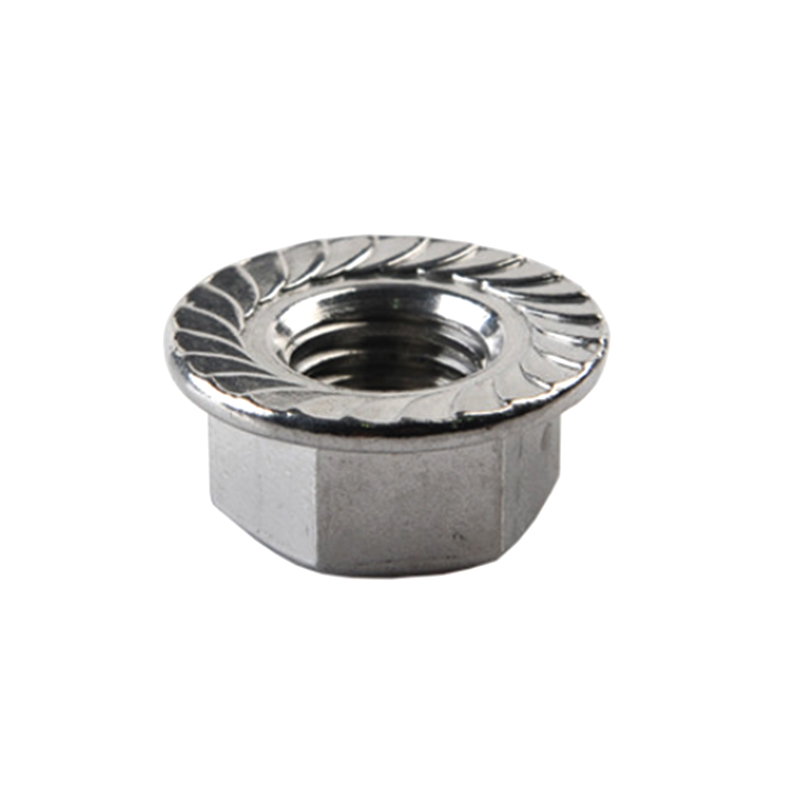 Écrou à bride hexagonale simple en acier inoxydable 304, écrous antidérapants