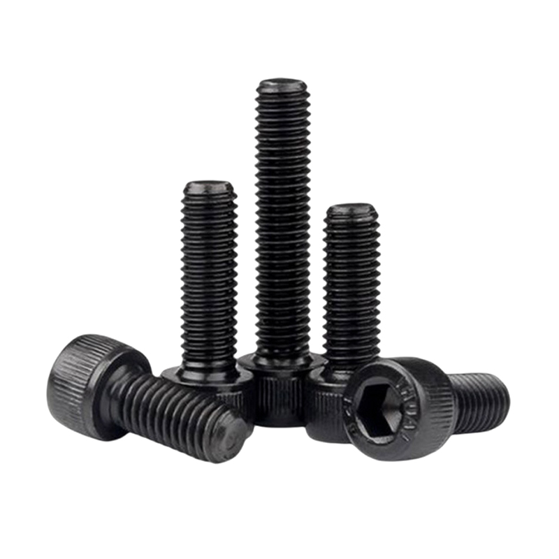 Vis à six pans creux en acier allié phosphaté noir M12 * 100