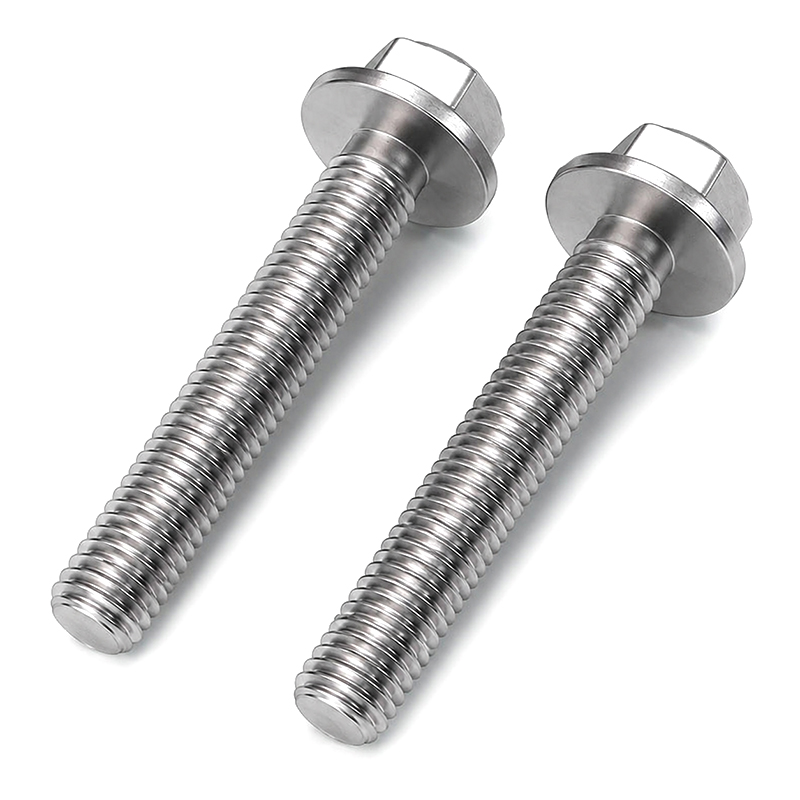 Boulon à bride hexagonale en acier inoxydable 304 DIN 6921
