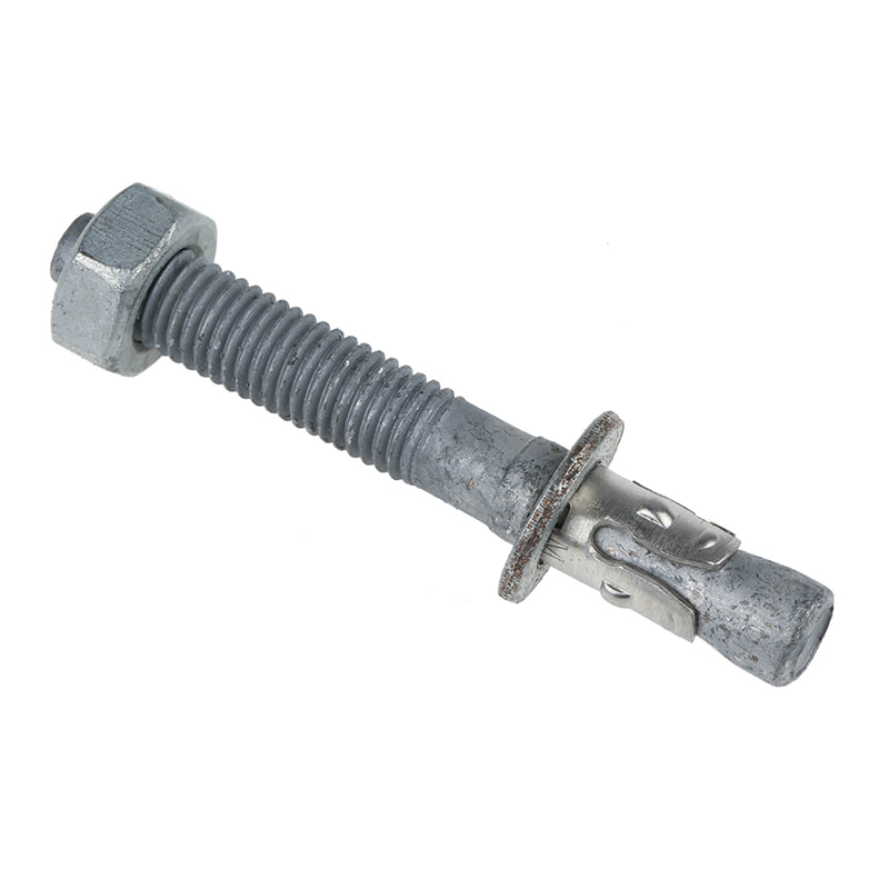 Boulon d'ancrage galvanisé à chaud en acier au carbone ASTM F1554