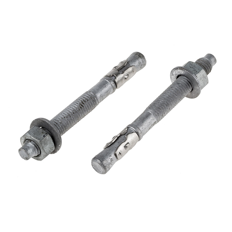 Boulon d'ancrage galvanisé à chaud en acier au carbone ASTM F1554