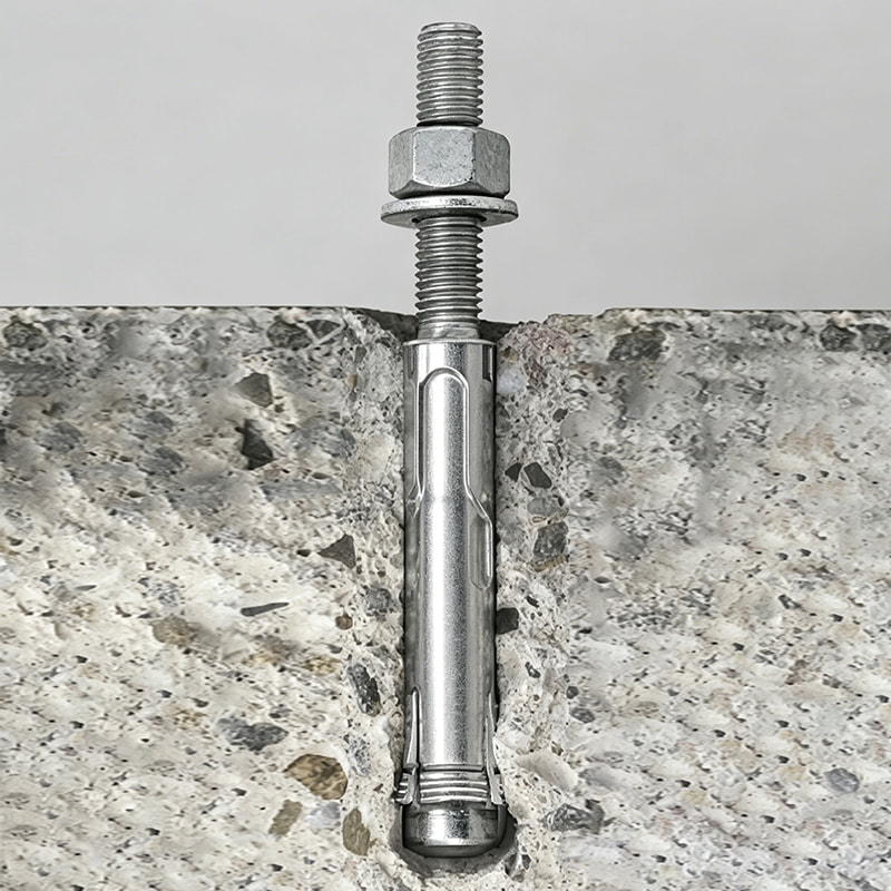 Boulon d'ancrage galvanisé à chaud en acier au carbone ASTM F1554