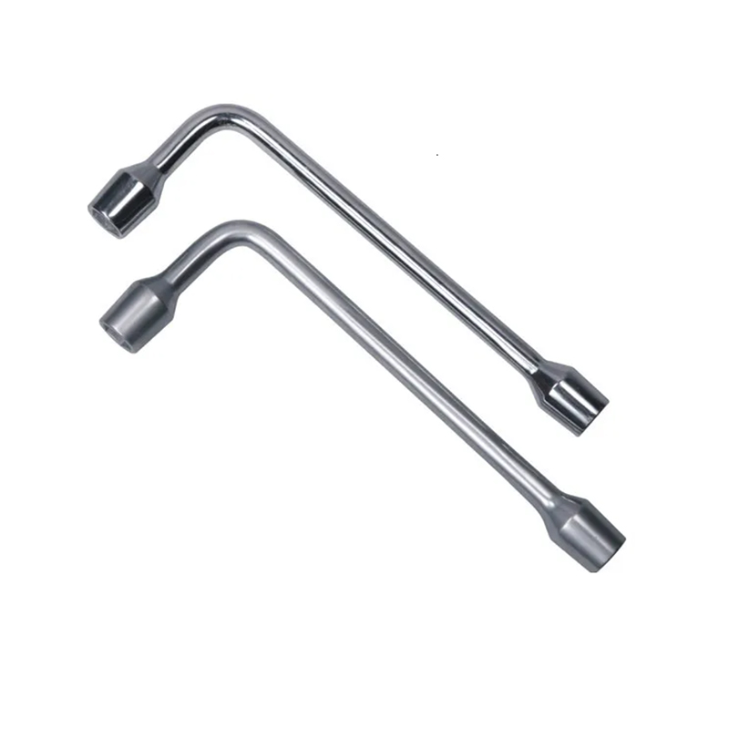 Clé hexagonale de type L à double extrémité en acier au chrome vanadium plaqué chrome